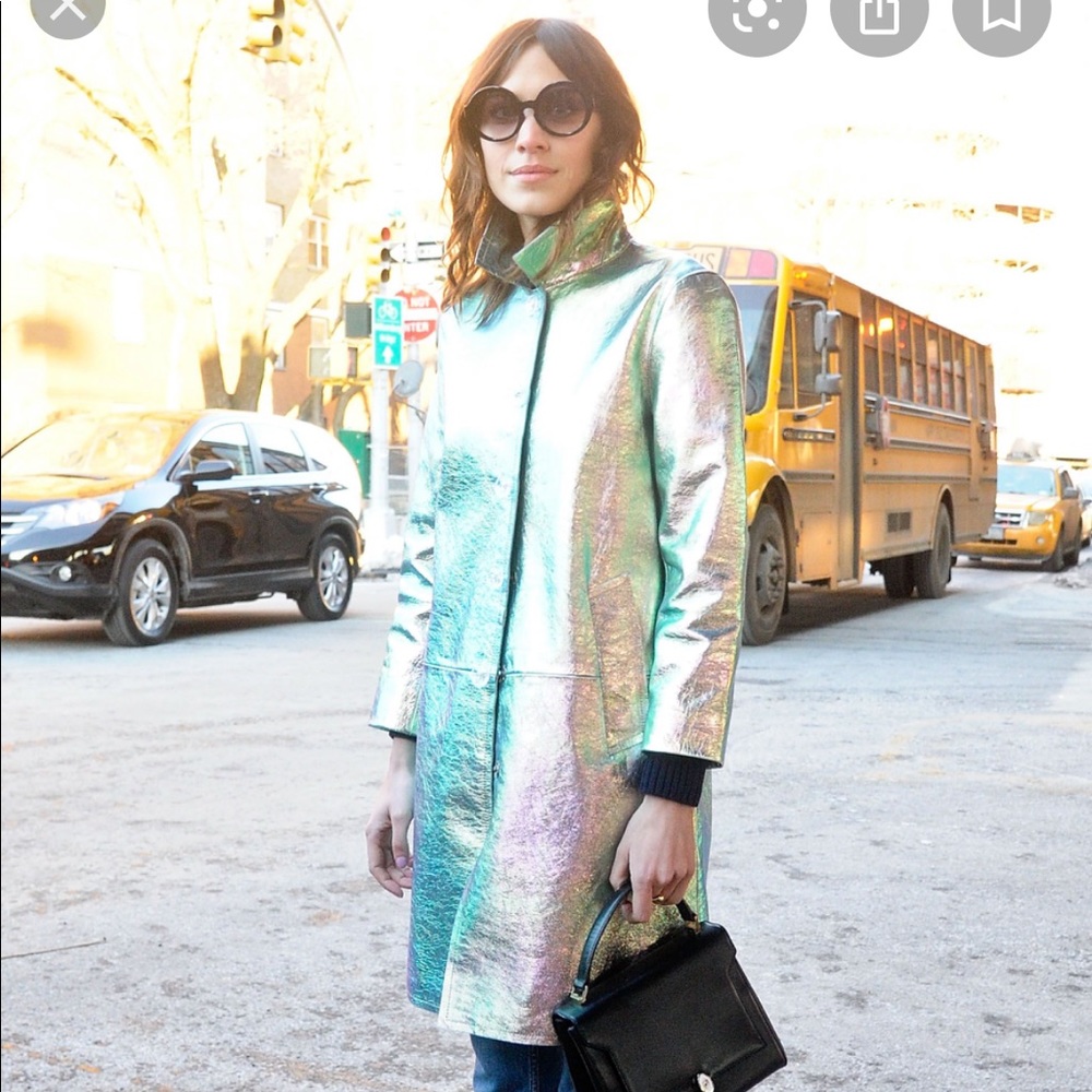 Marc by Marc Jacobs Iridescent leather Jacket